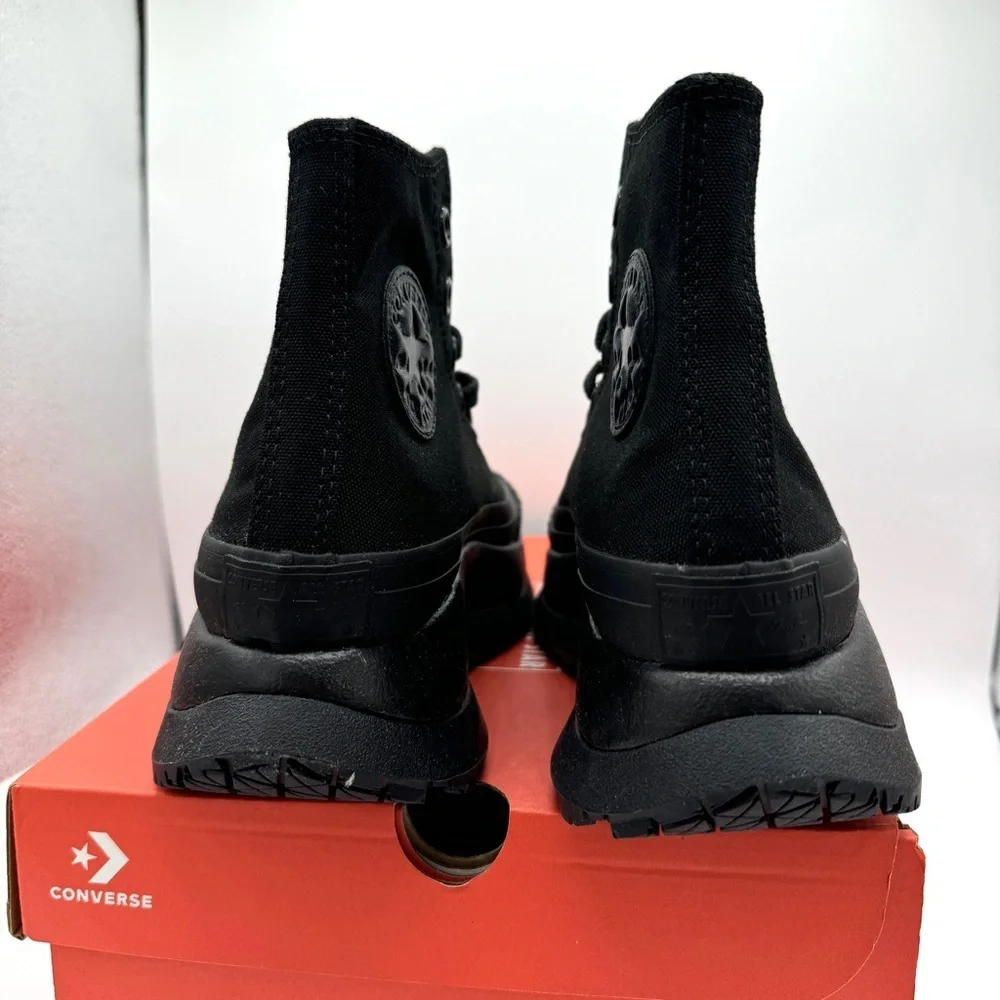 NWT Converse Chuck 70 At-CX Hi All Black Platform High Tops Triple Black Unisex